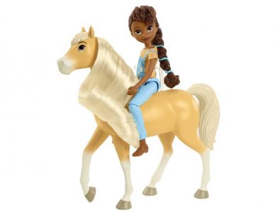 'Pru & Chica Linda' SPIRIT Horse and Rider Toy